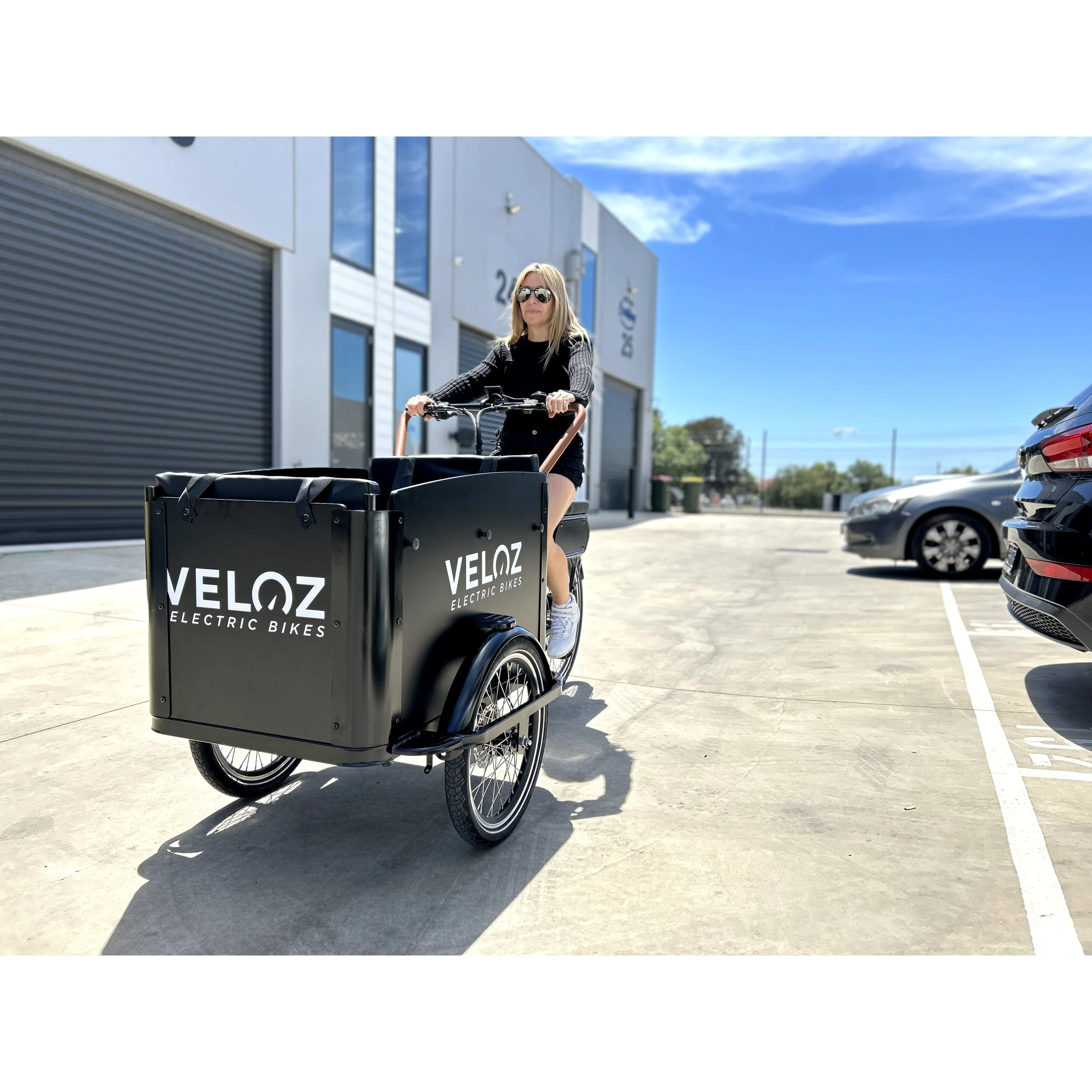 Veloz Electric Cargo Trike 500W Motor 200 Kilos weight load 6 Months Free Service