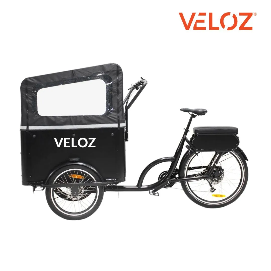 Veloz Electric Cargo Trike 500W Motor 200 Kilos weight load 6 Months Free Service