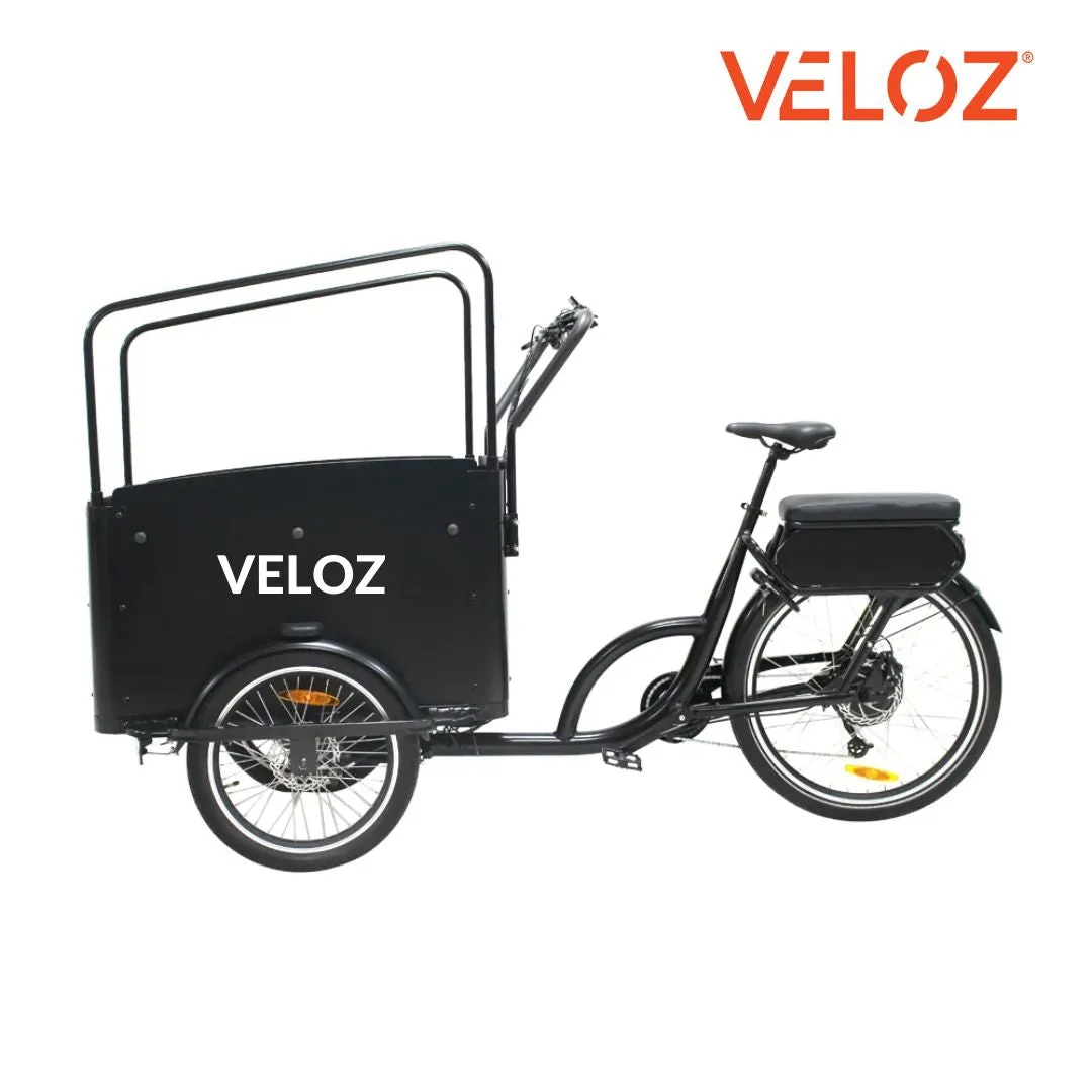 Veloz Electric Cargo Trike 500W Motor 200 Kilos weight load 6 Months Free Service