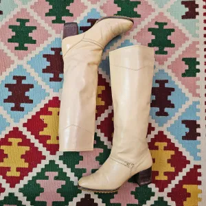 Vintage Paqueta Brazilian 70s tall boots size 8.5