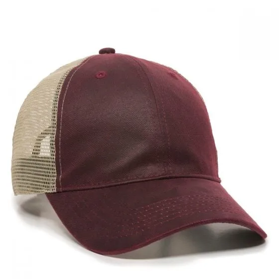 Weathered Canvas Mesh Back Hat