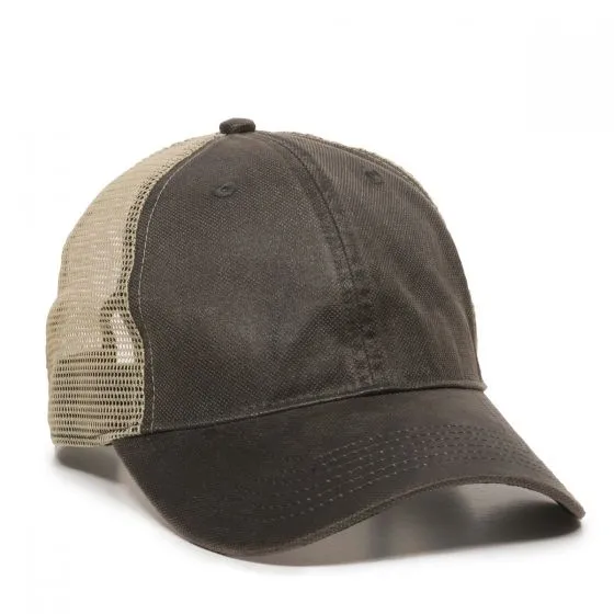 Weathered Canvas Mesh Back Hat