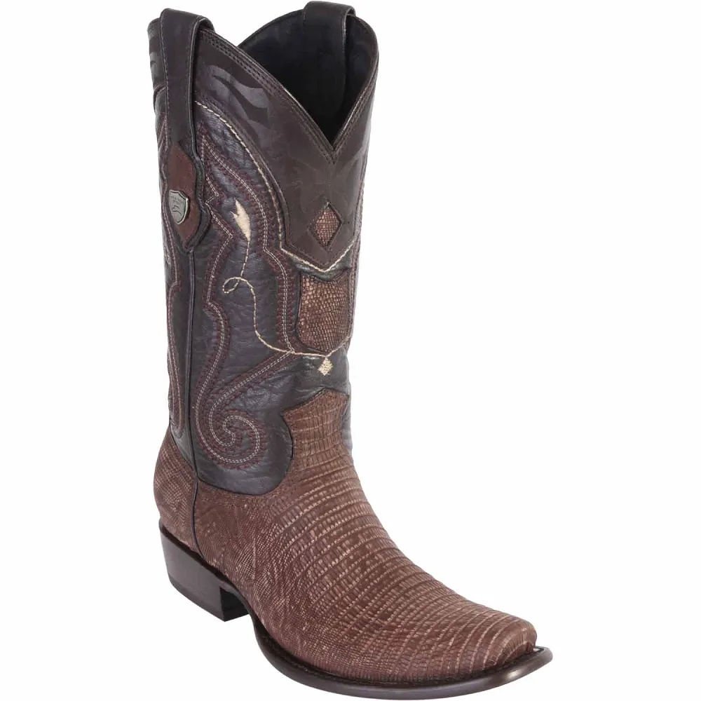 Wild West Boots #2790735 Men's | Color Sanded Brown | Men's Wild West Lizard Boots Dubai Toe Handcrafted