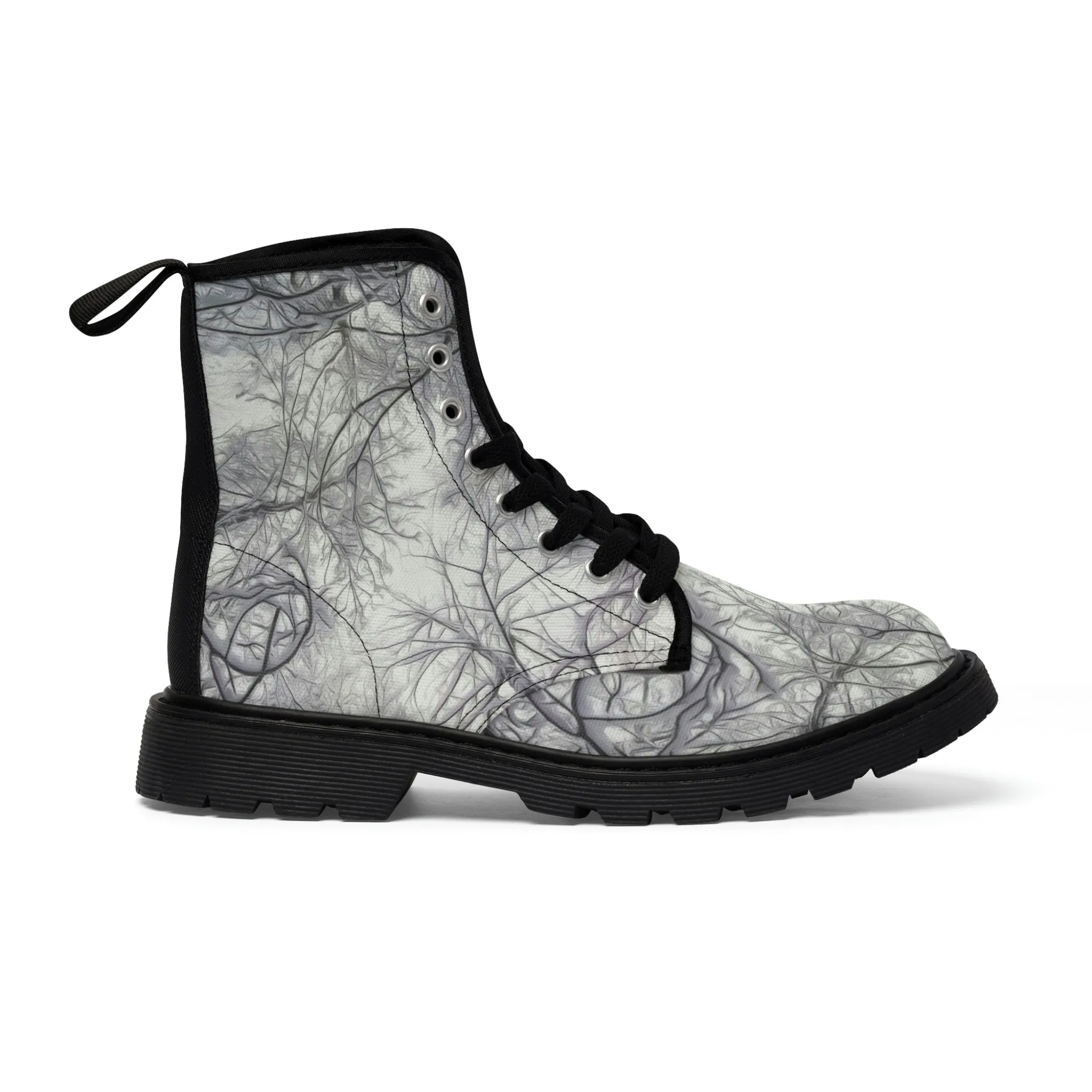 Winter's Heaven Women's Canvas Art Boots