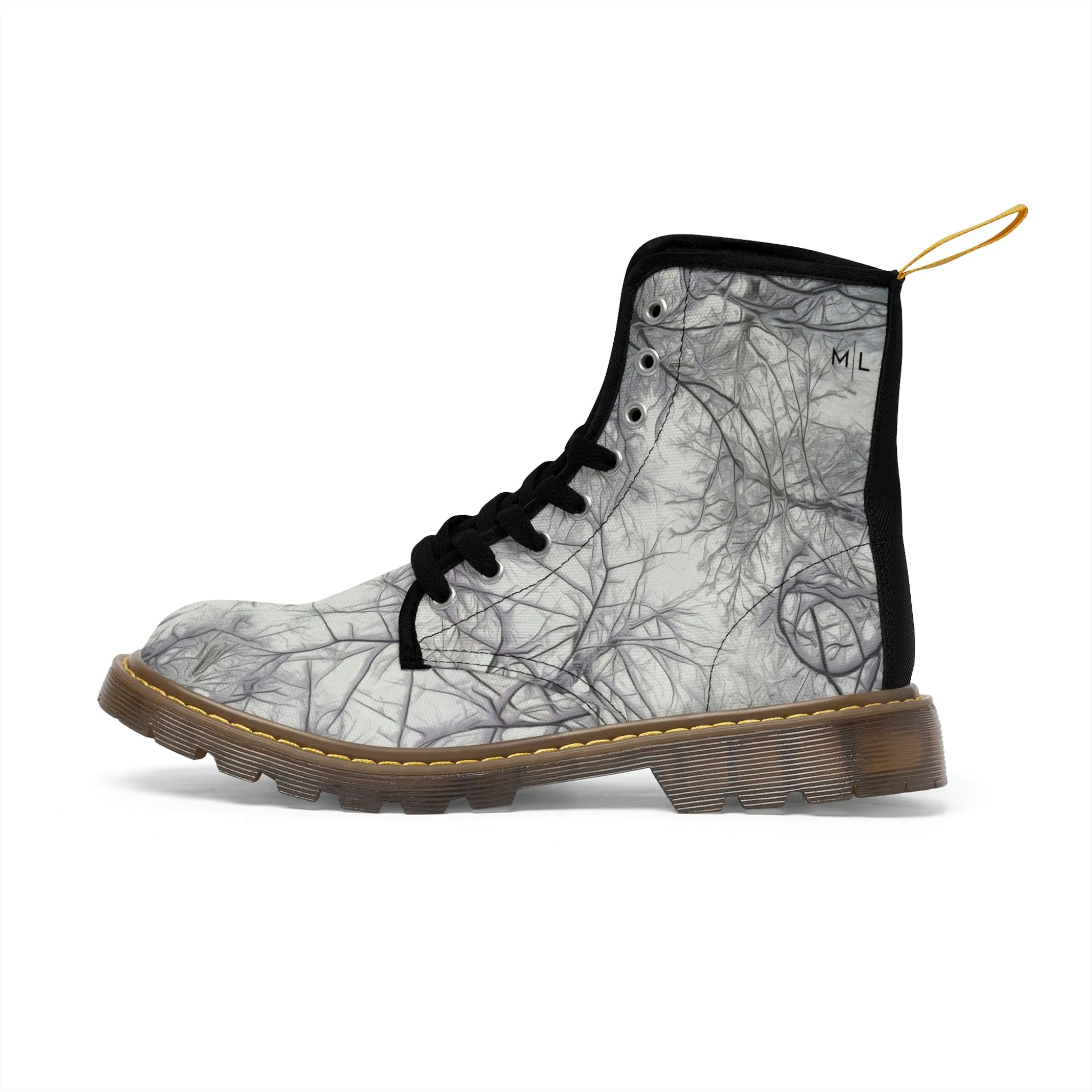 Winter's Heaven Women's Canvas Art Boots