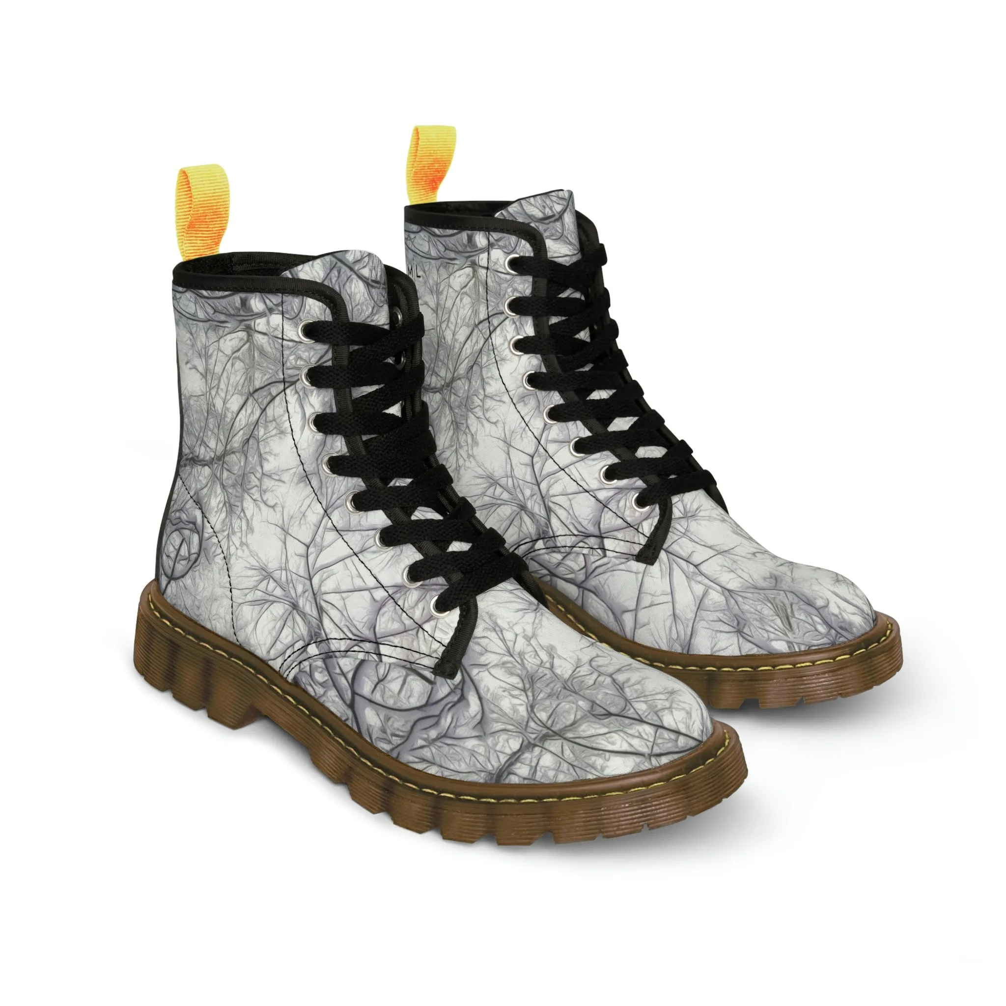 Winter's Heaven Women's Canvas Art Boots