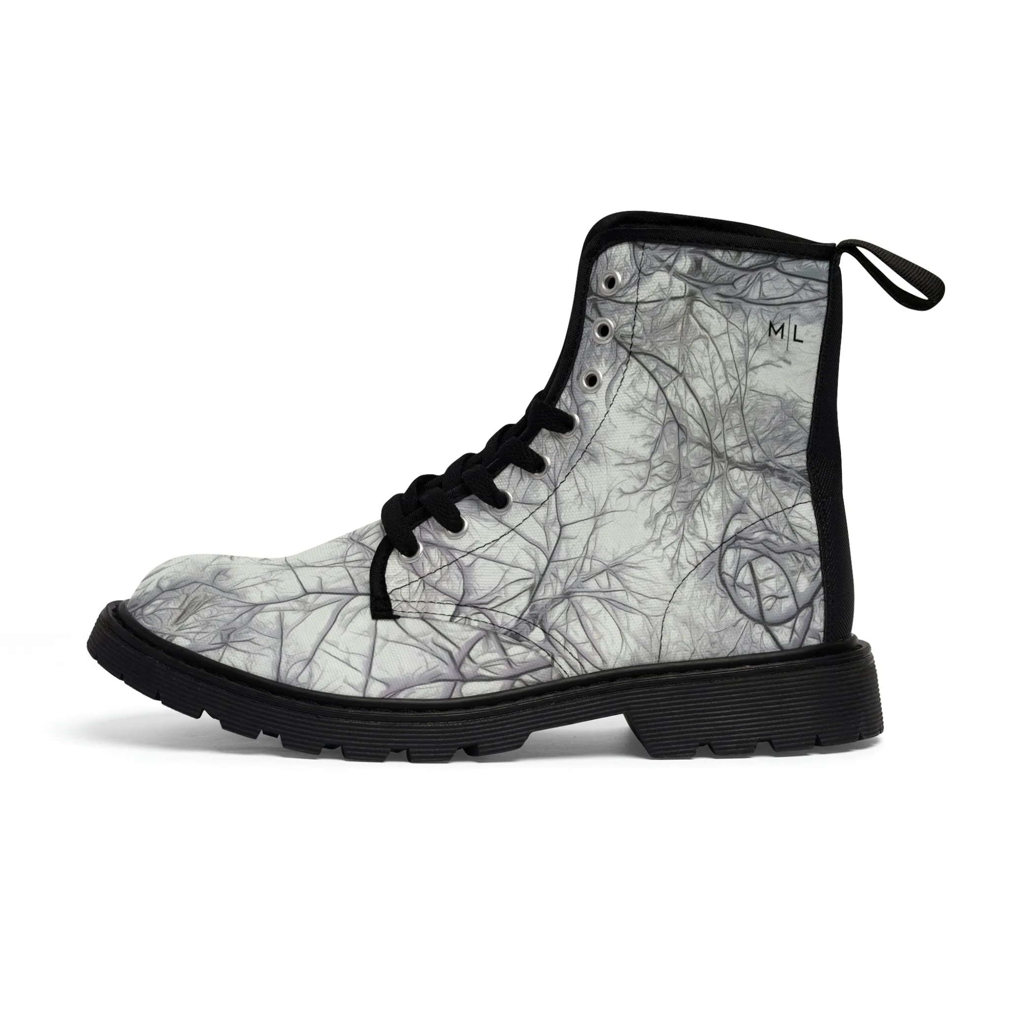 Winter's Heaven Women's Canvas Art Boots