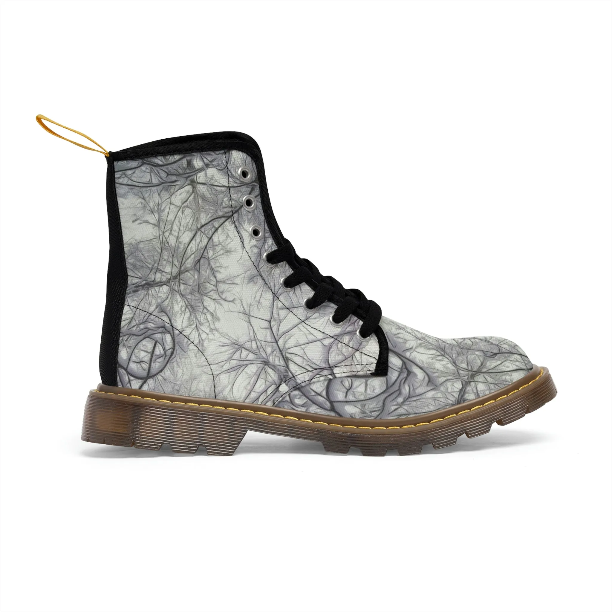 Winter's Heaven Women's Canvas Art Boots