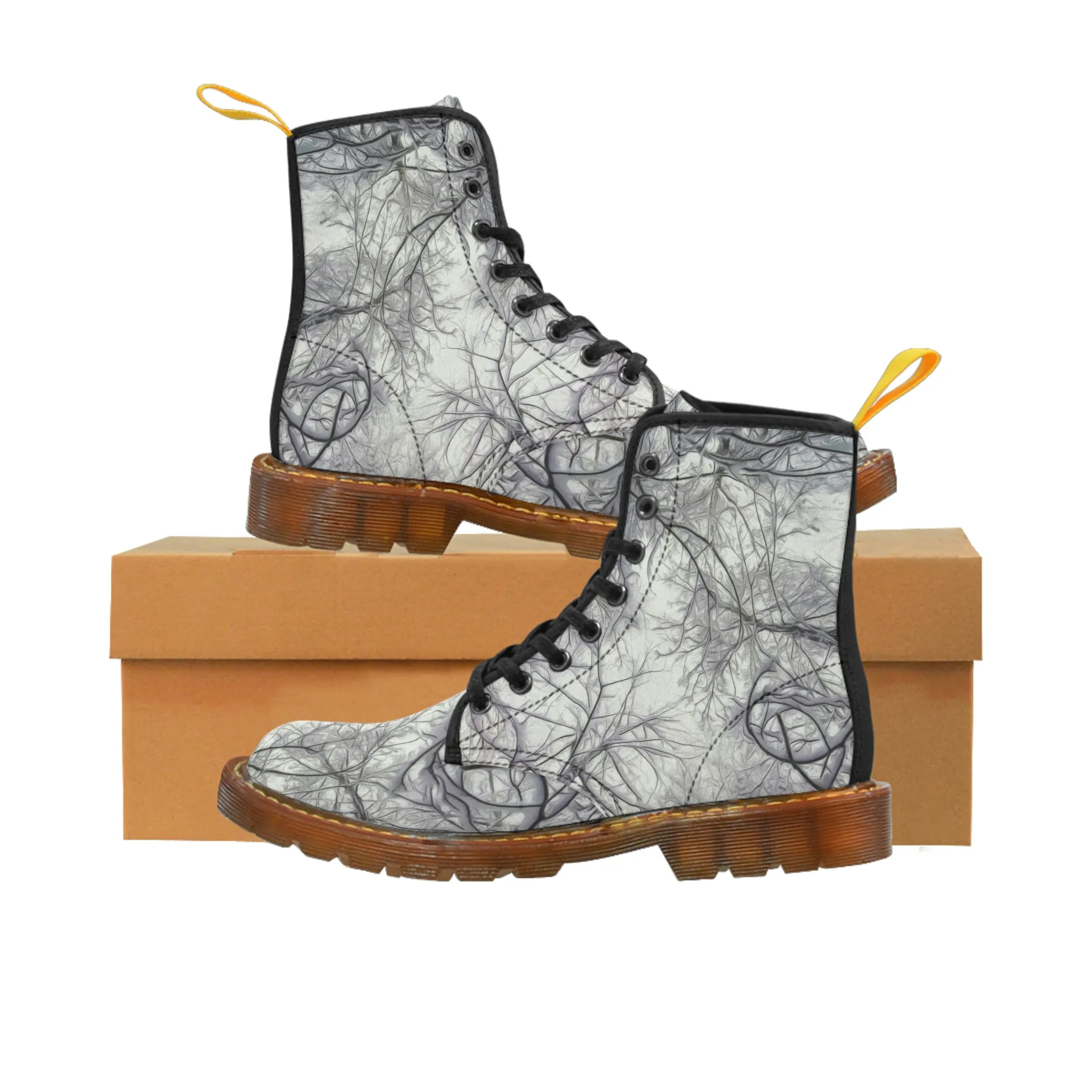 Winter's Heaven Women's Canvas Art Boots