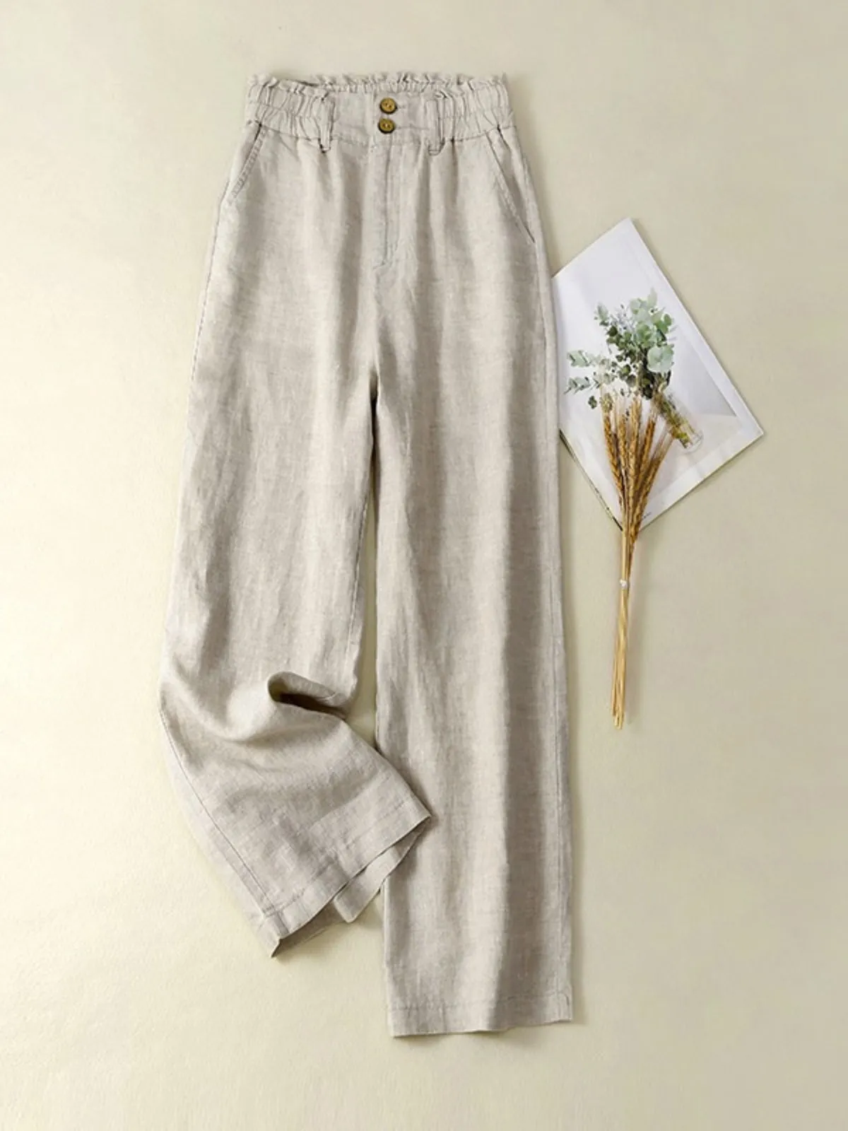 WLS Japanese Style Linen Loose Shirt