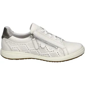 Women's Josef Seibel Caren 65 White/Platin Kombi Leather