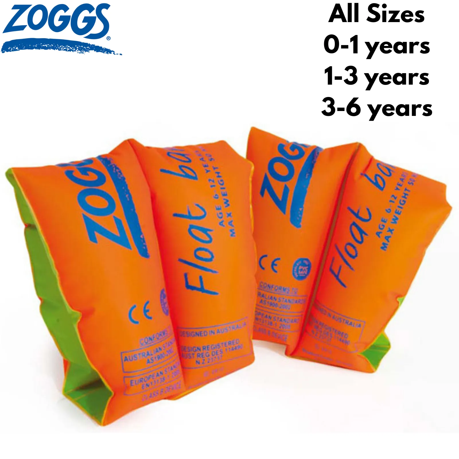 ZOGGS Float Bands Stage 2 Learn To Swim